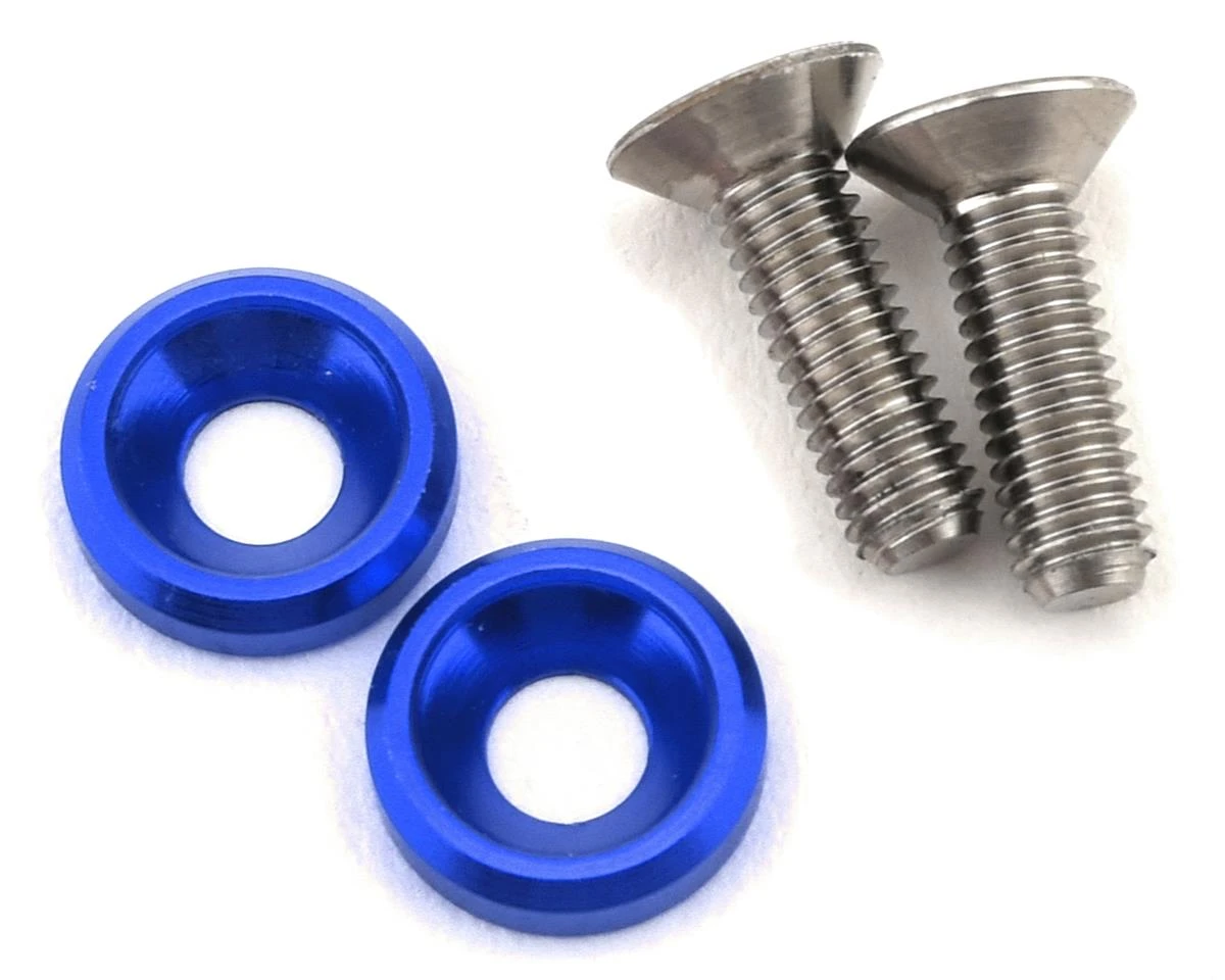 175RC 3x10mm Titanium Motor Screws (Blue) 6 175RC 3x10mm Titanium Motor Screws (Blue) - Image 6