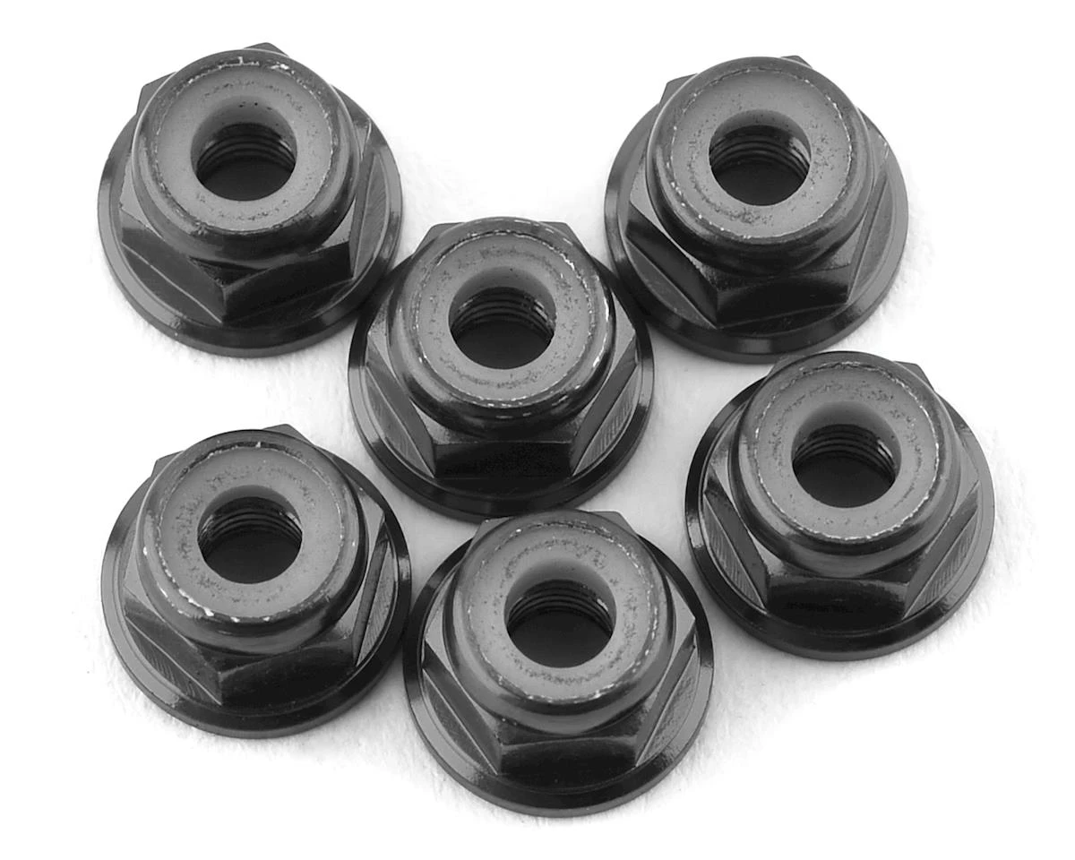 175RC Lightweight Aluminum M3 Flanged Lock Nuts (Black) (6) 9 175RC Lightweight Aluminum M3 Flanged Lock Nuts (Black) (6) - Image 9