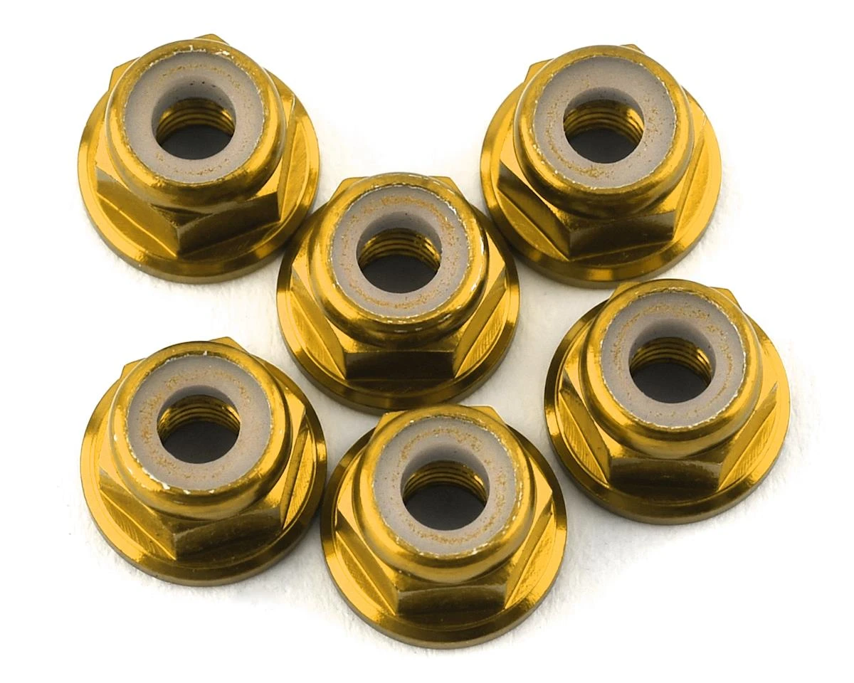175RC Lightweight Aluminum M3 Flanged Lock Nuts (Black) (6) 3 175RC Lightweight Aluminum M3 Flanged Lock Nuts (Black) (6) - Image 3