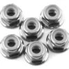 175RC Lightweight Aluminum M3 Flanged Lock Nuts (Silver) (6)