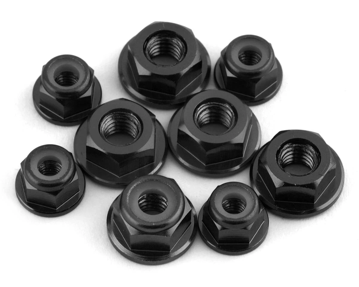 175RC Associated RB10 Aluminum Nut Kit (Grey) 7 175RC Associated RB10 Aluminum Nut Kit (Grey) - Image 7