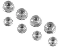 175RC Associated DR10M Aluminum Nut Kit (Pink) (8)