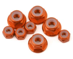 175RC Yokomo RookieSpeed RS1.0 Aluminum Nut Kit (Pink) (8) -AMAIN HOBBIES SHOP 175 18797