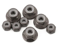 175RC Yokomo RookieSpeed RS1.0 Aluminum Nut Kit (Pink) (8) -AMAIN HOBBIES SHOP 175 18799