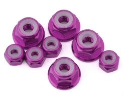 175RC Yokomo RookieSpeed RS1.0 Aluminum Nut Kit (Pink) (8) -AMAIN HOBBIES SHOP 175 18800