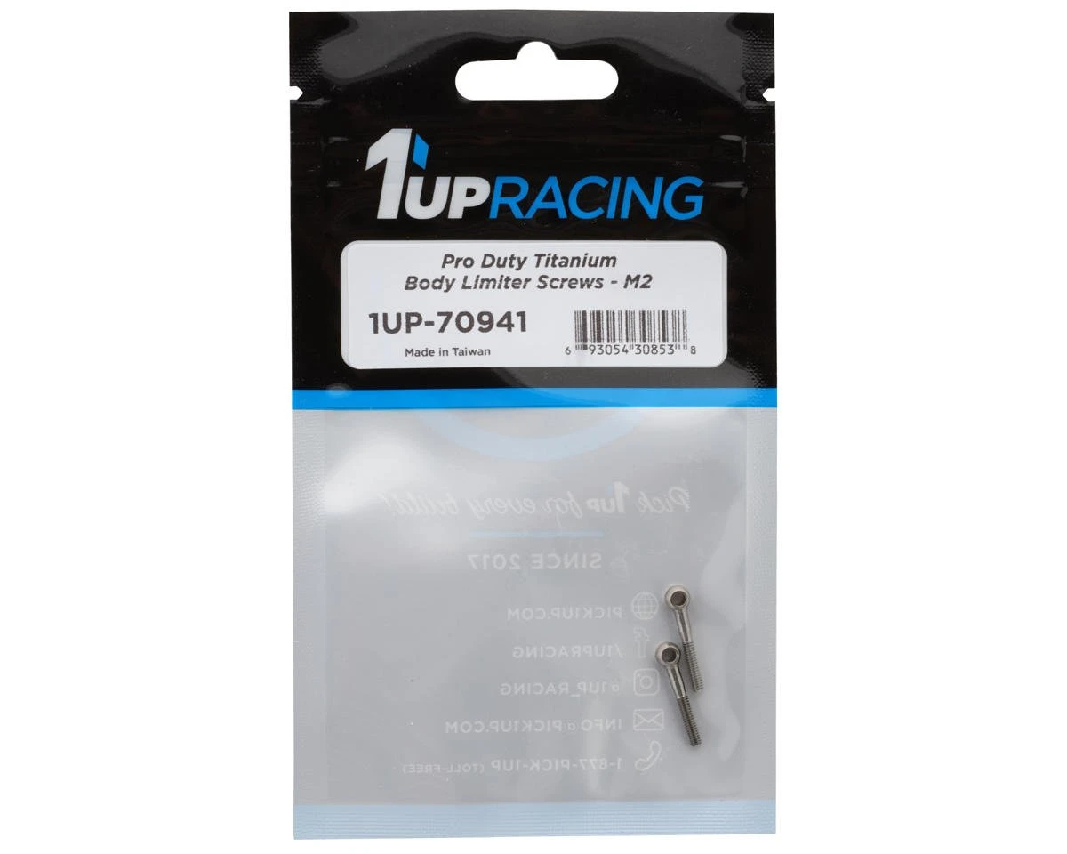 1UP Racing Titanium Pro Duty Body Limiter Screws (2.5mm) (2) (RCMAKER SP1) 4 1UP Racing Titanium Pro Duty Body Limiter Screws (2.5mm) (2) (RCMAKER SP1) - Image 4