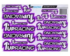 1UP Racing Decal Sheet (Orange) -AMAIN HOBBIES SHOP 1up180002 1