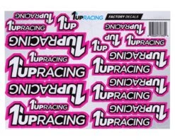 1UP Racing Decal Sheet (Orange) -AMAIN HOBBIES SHOP 1up180004 1