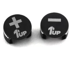 1UP Racing LowPro Bullet Plug Grips (Black/Red) -AMAIN HOBBIES SHOP 1up190410