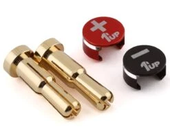 1UP Racing Heatsink Bullet Plug Grips W/4-5mm Bullets (Black/Red) 5 1UP Racing Heatsink Bullet Plug Grips W/4-5mm Bullets (Black/Red) -AMAIN HOBBIES SHOP 1up190433