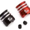 1UP Racing LowPro Bullet Plug Grips (Black/Red)