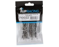 1UP Racing TLR 22X-4 1/10 4WD Buggy Pro Duty Titanium Upper Screw Set