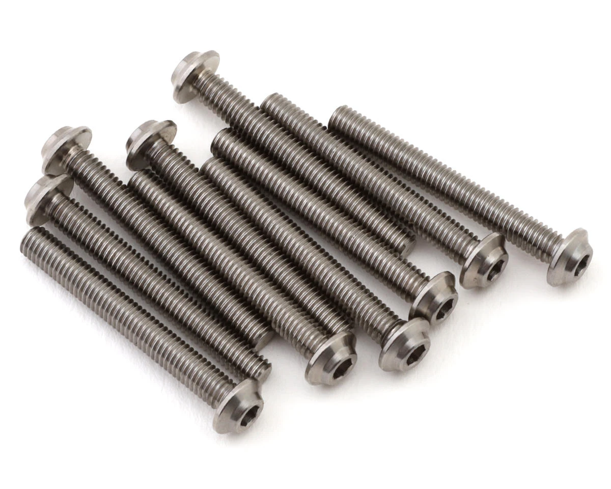 1UP Racing Titanium Pro Duty LowPro Head Screws (10) (3x24mm) 1 1UP Racing Titanium Pro Duty LowPro Head Screws (10) (3x24mm)