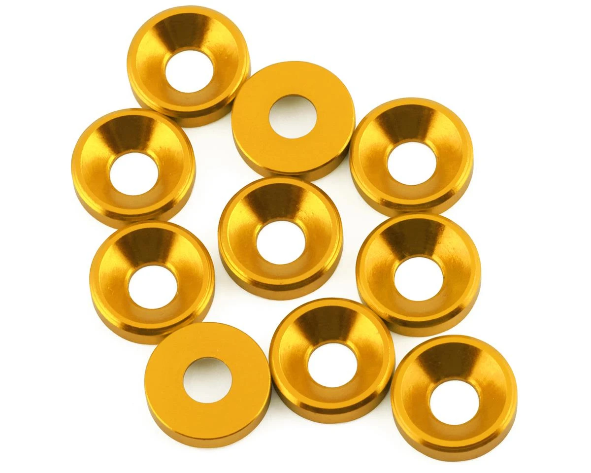 1UP Racing 3mm Countersunk Washers (Orange) (10) 1 1UP Racing 3mm Countersunk Washers (Orange) (10)