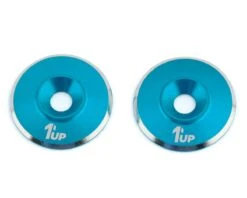 1UP Racing 3mm LowPro Wing Washers (Gunmetal Shine) (2) -AMAIN HOBBIES SHOP 1up820221 1