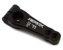 Aerox HD Alloy Servo Horn (Black) (25T-Futaba) (3mm Offset)