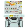 Team Associated Enduro Bushido+ Body Decal Sheet