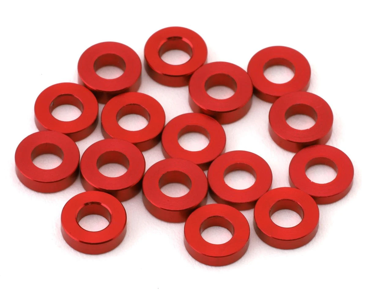 Team Brood 3x6mm 6061 Aluminum Ball Stud Washers Medium Kit (Yellow) (16) 4 Team Brood 3x6mm 6061 Aluminum Ball Stud Washers Medium Kit (Yellow) (16) - Image 4