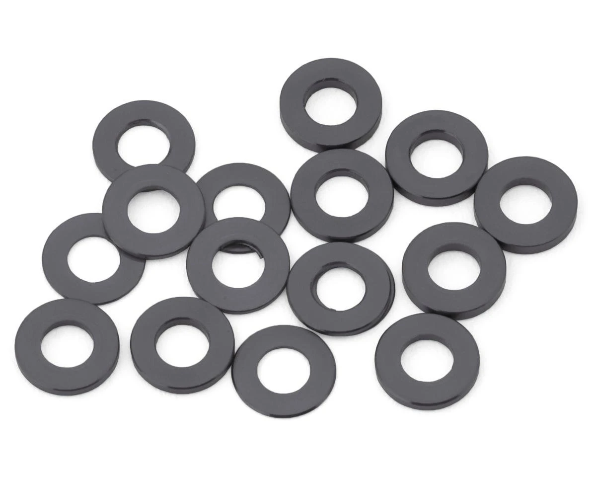 Team Brood 3x6mm 6061 Aluminum Ball Stud Washers Small Kit (Gun Metal) (16) 8 Team Brood 3x6mm 6061 Aluminum Ball Stud Washers Small Kit (Gun Metal) (16) - Image 8