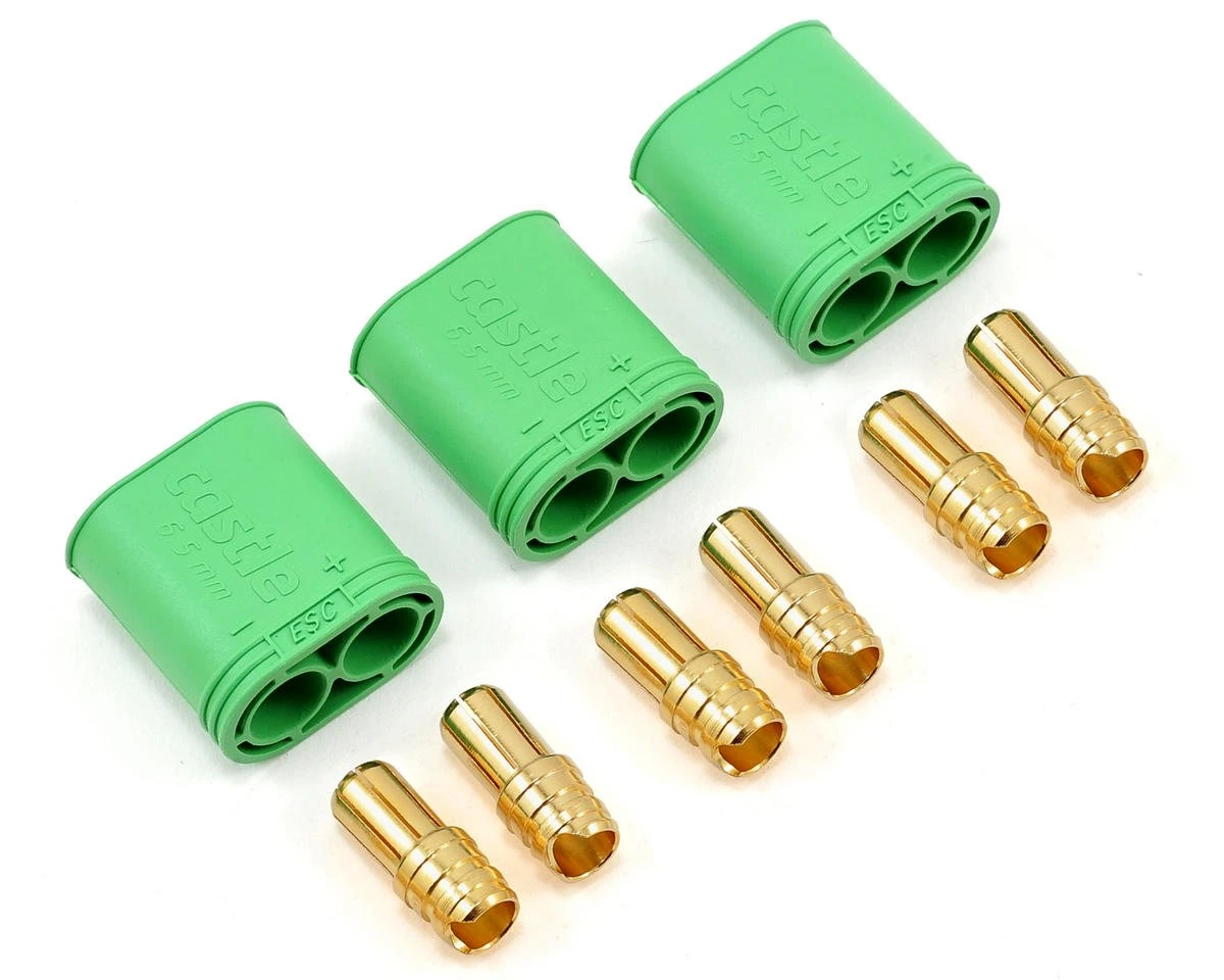 Castle Creations 6.5mm Polarized Bullet Connector Set (Male/Female) 1 Castle Creations 6.5mm Polarized Bullet Connector Set (Male/Female)