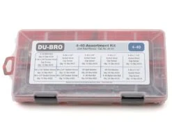 DuBro 6-32 Hardware Assortment Kit (204) W/Screws, Nuts & Washers -AMAIN HOBBIES SHOP dubak101 1