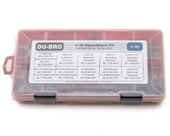 DuBro 2-56 Hardware Assortment Kit (204) W/Screws, Nuts, Bolts & Washers -AMAIN HOBBIES SHOP dubak101