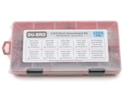 DuBro 6-32 Hardware Assortment Kit (204) W/Screws, Nuts & Washers -AMAIN HOBBIES SHOP dubak110 1