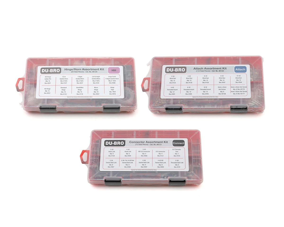 DuBro Connections Kit Bundle (3 Boxes) 1 DuBro Connections Kit Bundle (3 Boxes)