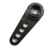 Dynamite 1/2 Machined Aluminum Servo Arm, Black (JR/Air)