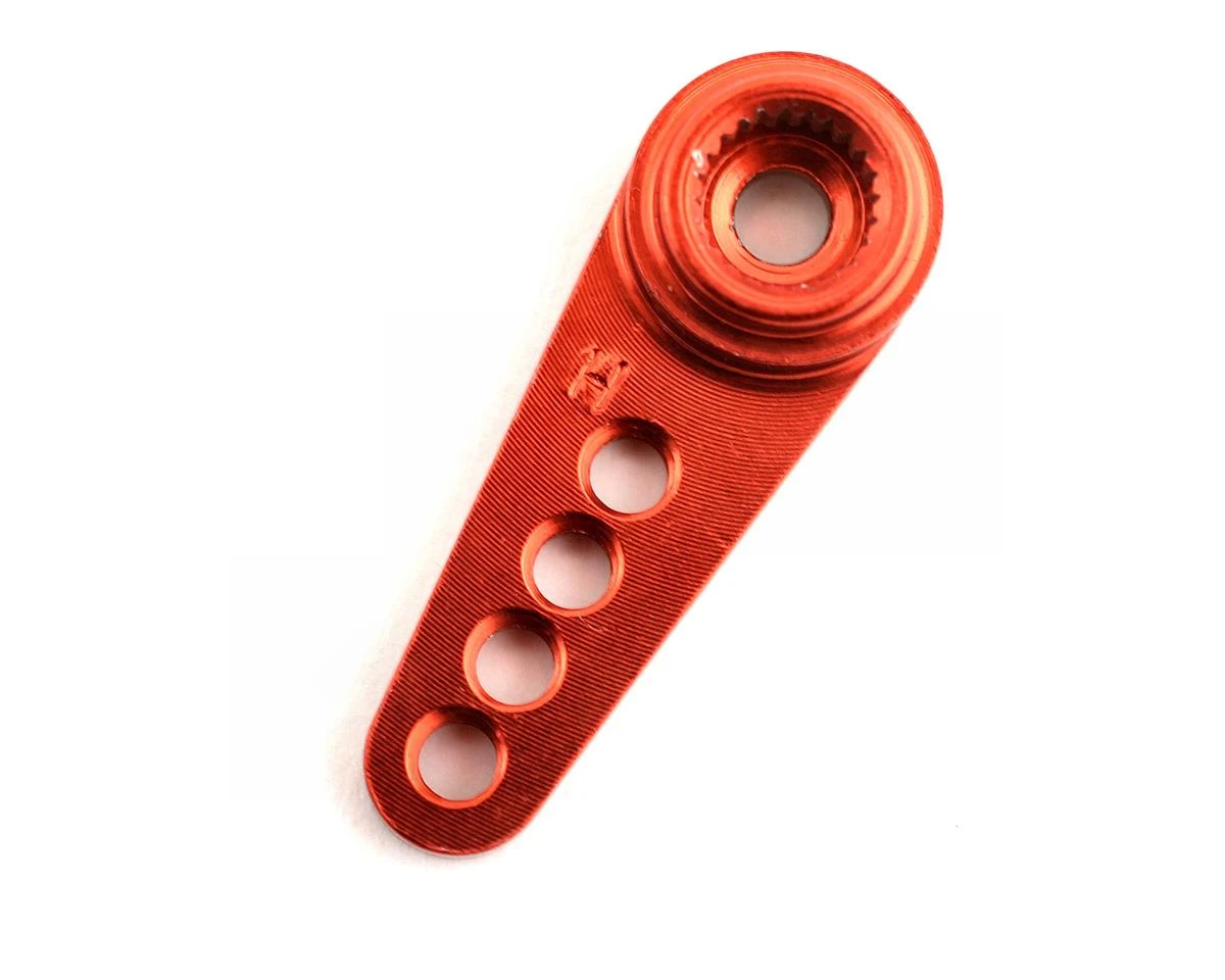 Dynamite Machined Aluminum Hitec Servo Horn (Red) 1 Dynamite Machined Aluminum Hitec Servo Horn (Red)