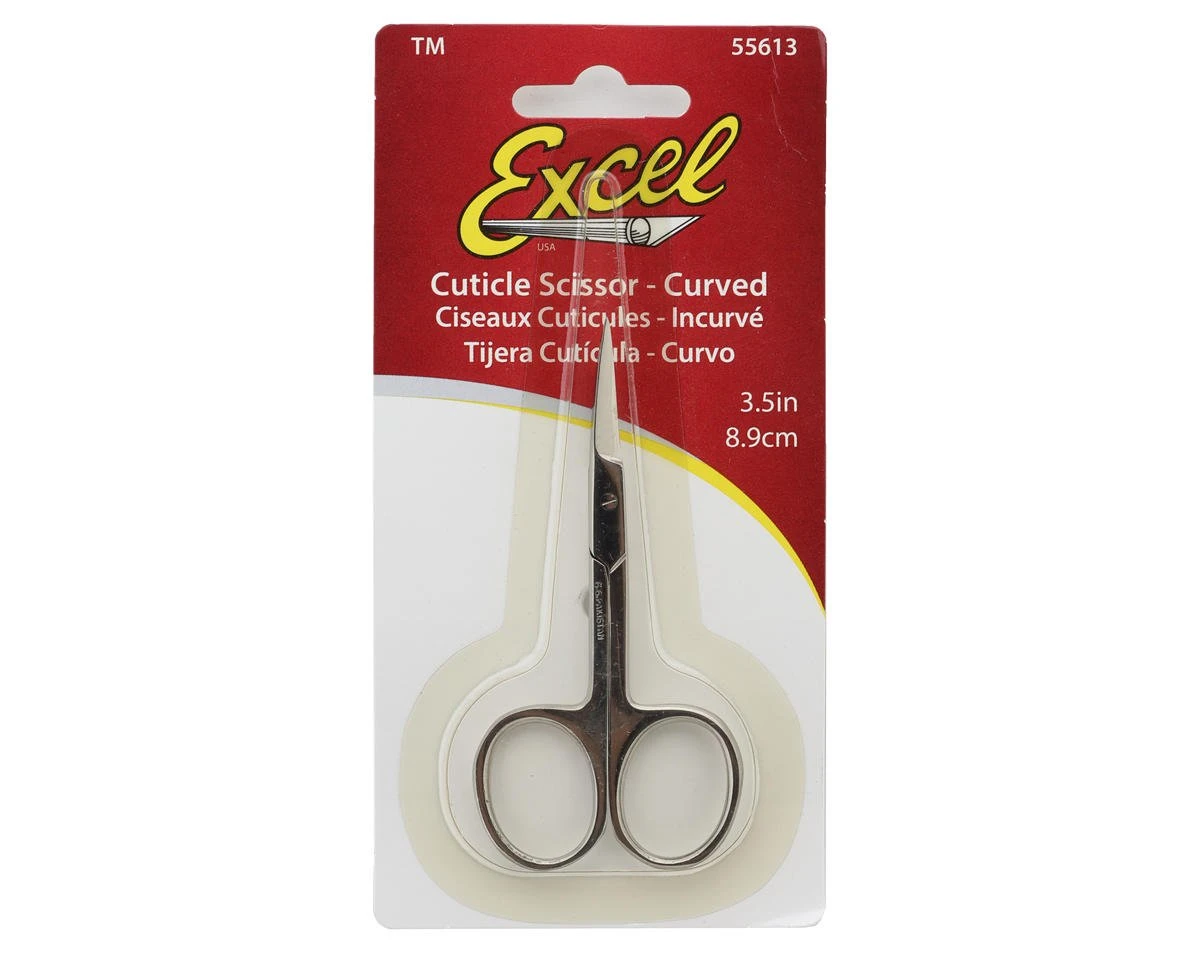 Excel Stainless Steel Curved Scissors (3.5") 2 Excel Stainless Steel Curved Scissors (3.5") - Image 2
