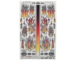 Firebrand RC Flames Fire Fade Decal Sheet (Orange/Red) (8.5x14")