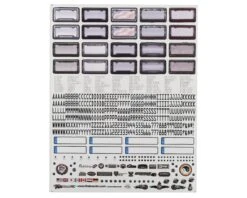 Firebrand RC Customizable License Plate Decal Sheet (8.5x11")