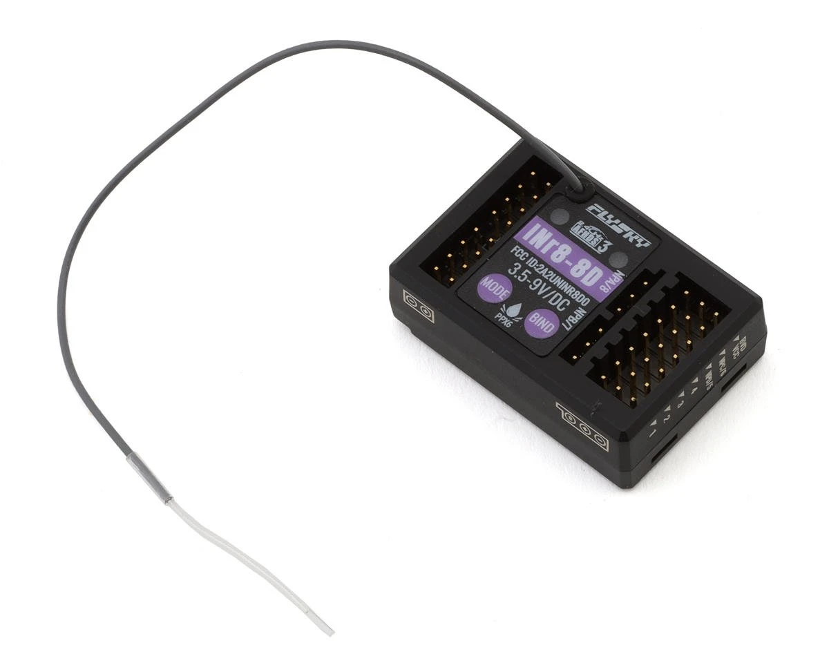 Flysky INr8-8D AFHDS3 8-Channel Receiver W/ Light Control 1 Flysky INr8-8D AFHDS3 8-Channel Receiver W/ Light Control