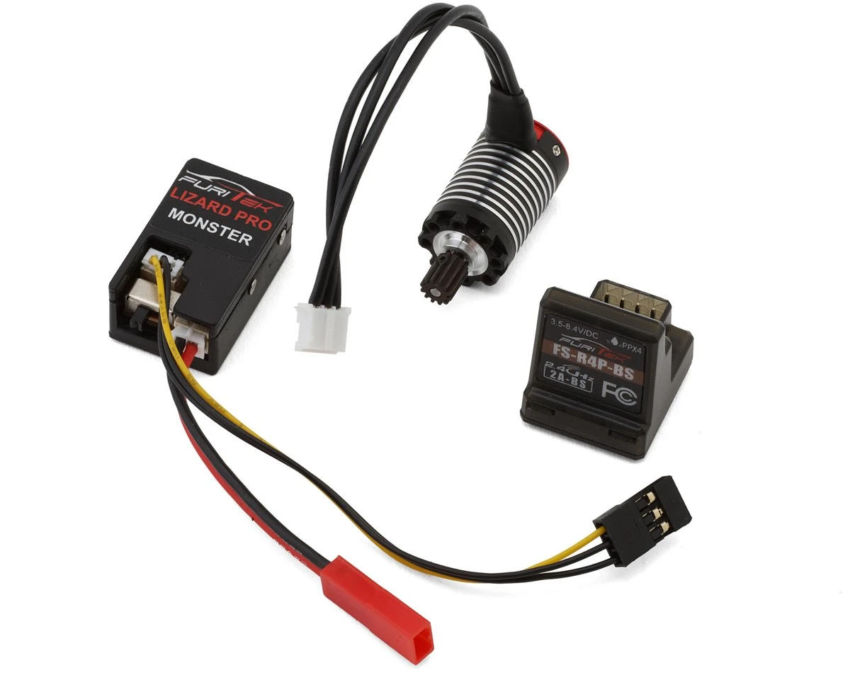 Furitek Redcat MT-18 Monster Brushless Power System ESC & Motor Combo W/FS-R4P-RS Receiver 1 Furitek Redcat MT-18 Monster Brushless Power System ESC & Motor Combo W/FS-R4P-RS Receiver