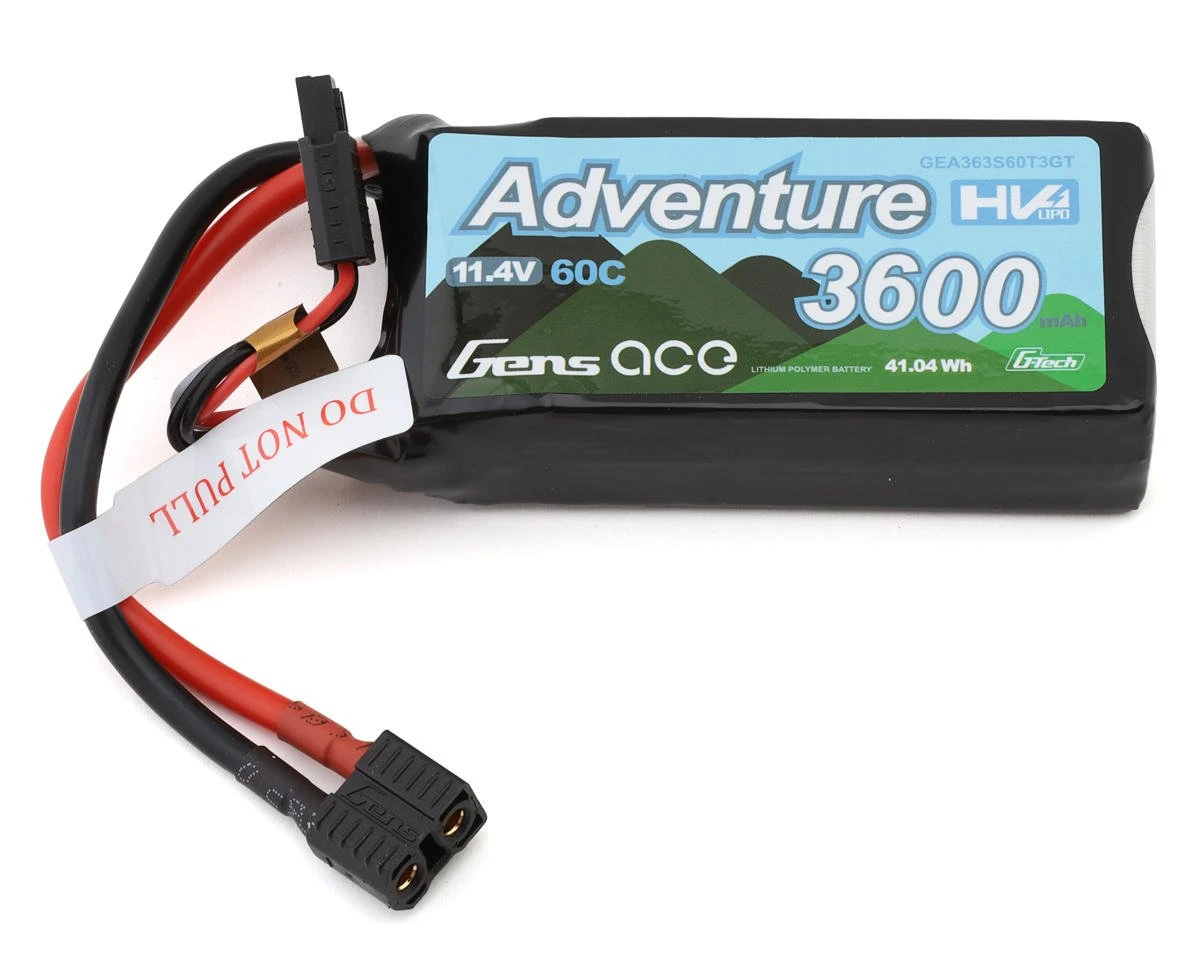Gens Ace G-Tech Smart 3S LiHV Battery 60C (11.4V 3600mAh) W/XT60 Connector 2 Gens Ace G-Tech Smart 3S LiHV Battery 60C (11.4V 3600mAh) W/XT60 Connector - Image 2