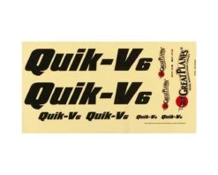 Great Planes Decal QuikV6 Q500 ARF