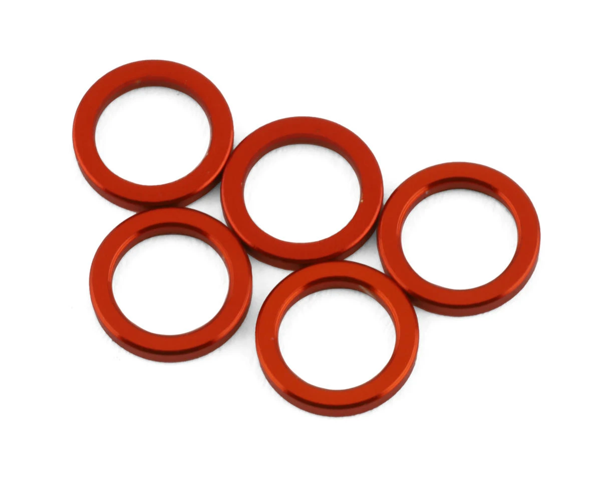 HB Racing 5x0.7x1mm Aluminum Washer (Orange) (5) 1 HB Racing 5x0.7x1mm Aluminum Washer (Orange) (5)