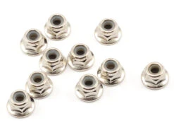 HPI 4mm Serrated Flange Lock Nut (10)