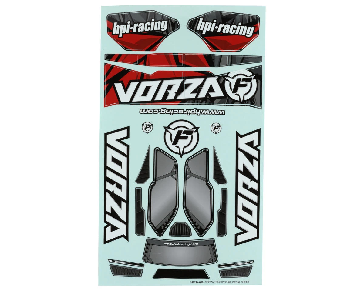 HPI Vorza Truggy Flux VB-2 Decal Sheet 1 HPI Vorza Truggy Flux VB-2 Decal Sheet