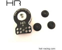 Hot Racing Aluminum CNC Heavy Duty Servo Saver W/Heavy Spring Tension (Black)