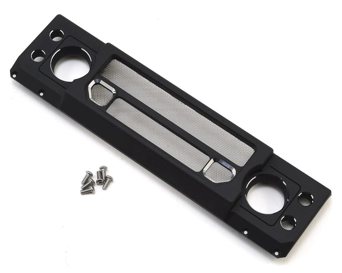 Hot Racing Aluminum Grille For Traxxas TRX-4 Land Rover Defender (Black) 1 Hot Racing Aluminum Grille For Traxxas TRX-4 Land Rover Defender (Black)