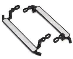 Hot Racing Aluminum Diamond Rock Rail Side Step For Traxxas TRX-4 (Black) (2)