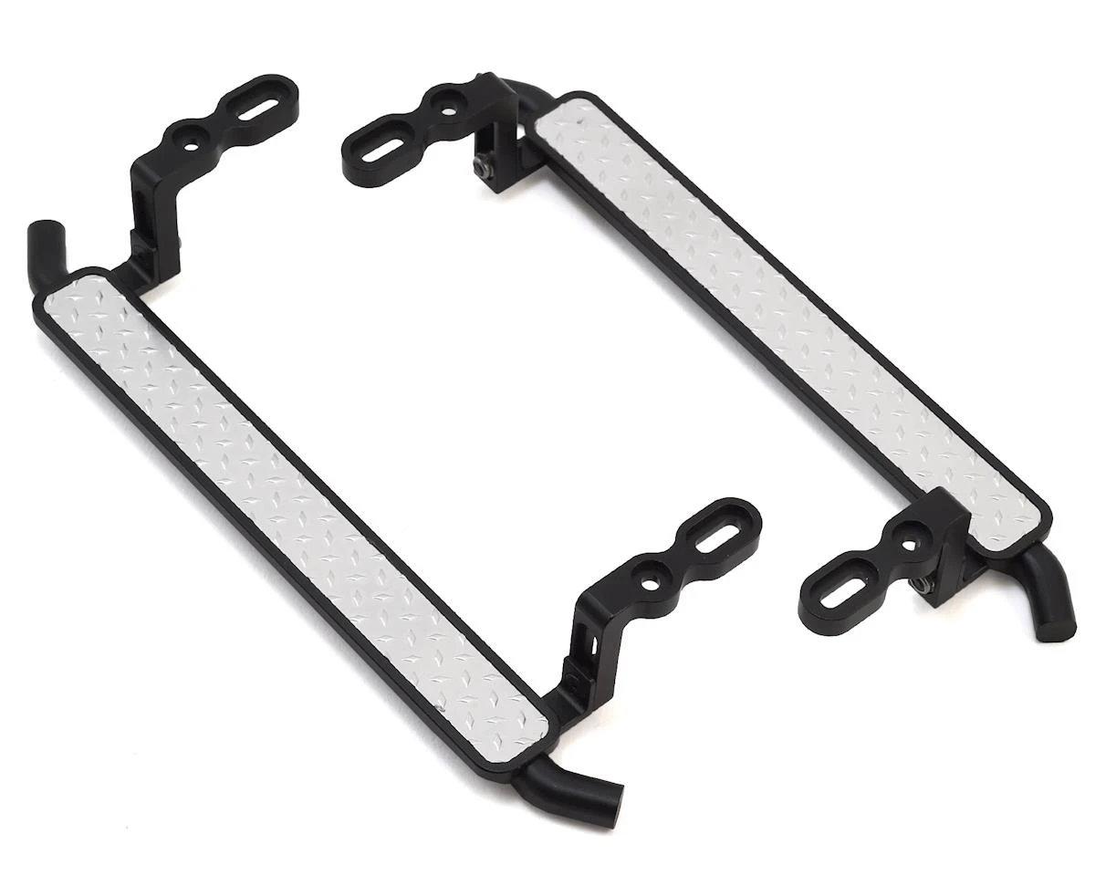 Hot Racing Aluminum Diamond Rock Rail Side Step For Traxxas TRX-4 (Black) (2) 1 Hot Racing Aluminum Diamond Rock Rail Side Step For Traxxas TRX-4 (Black) (2)