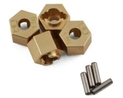 Hot Racing 7mm Brass Wheel Hexes W/Pins For Traxxas TRX-4M (4) (+1.5mm) (1.5g) 27 Hot Racing 7mm Brass Wheel Hexes W/Pins For Traxxas TRX-4M (4) (+1.5mm) (1.5g) -AMAIN HOBBIES SHOP hratrxm10h15