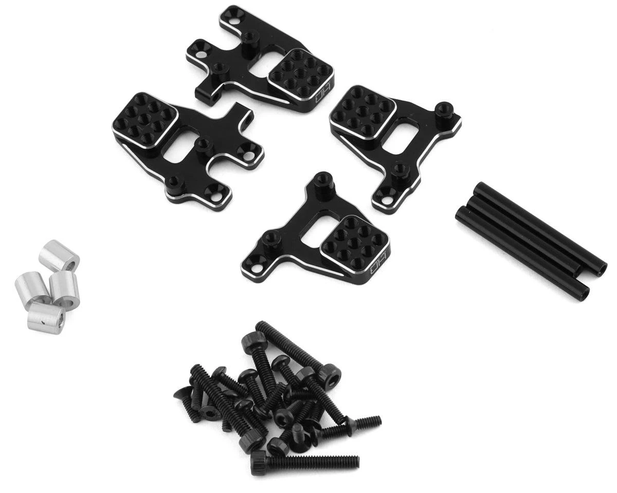 Hot Racing Aluminum Servo Mount For Traxxas TRX-4M (Black) 2 Hot Racing Aluminum Servo Mount For Traxxas TRX-4M (Black) - Image 2