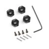 Hot Racing 12mm Twin Hammers Clamping Wheel Hub Hex (Black)