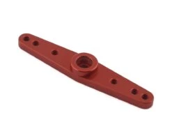 Hitec Machined Aluminum Double Sided Servo Horn (Red)