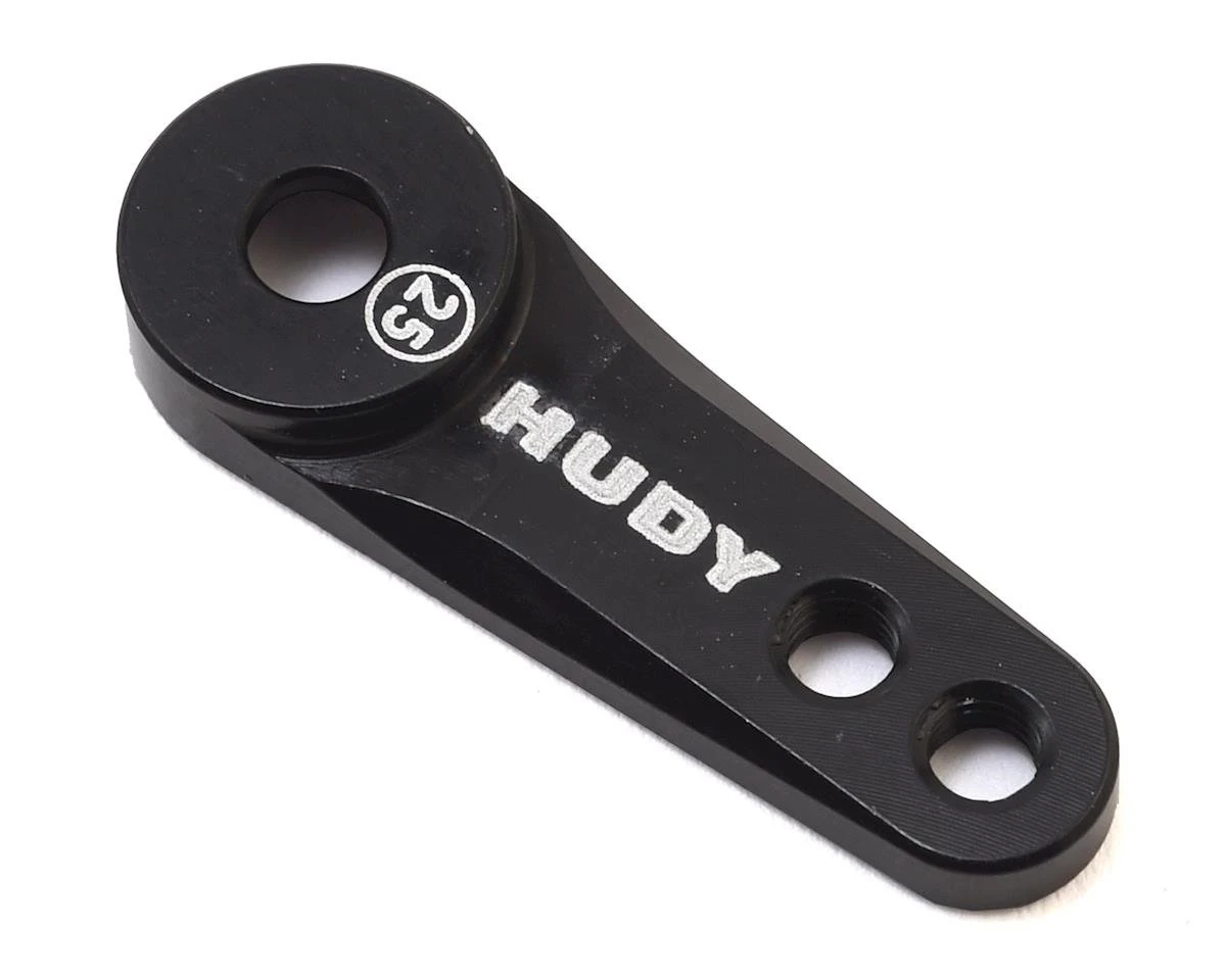 Hudy Machined Aluminum Single Arm Servo Horn (Black) (25T-Futaba/Savox/Protek) 1 Hudy Machined Aluminum Single Arm Servo Horn (Black) (25T-Futaba/Savox/Protek)