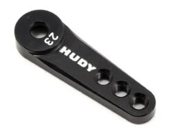 Hudy Machined Aluminum Single Arm Servo Horn (Black) (23T)